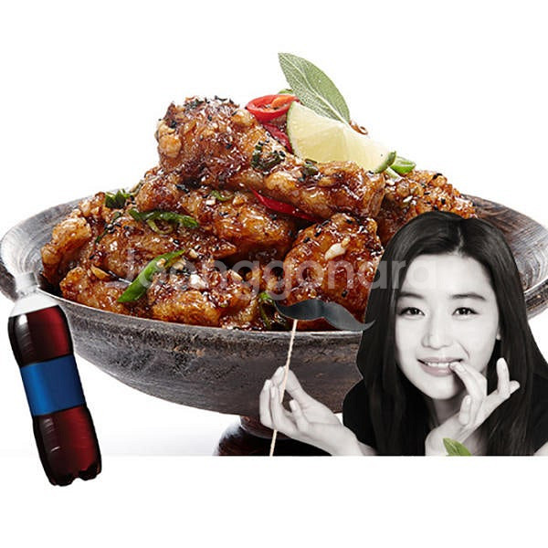 BHC (후라이드 양념 반반) (핫 후라이드) (맛초킹...--0