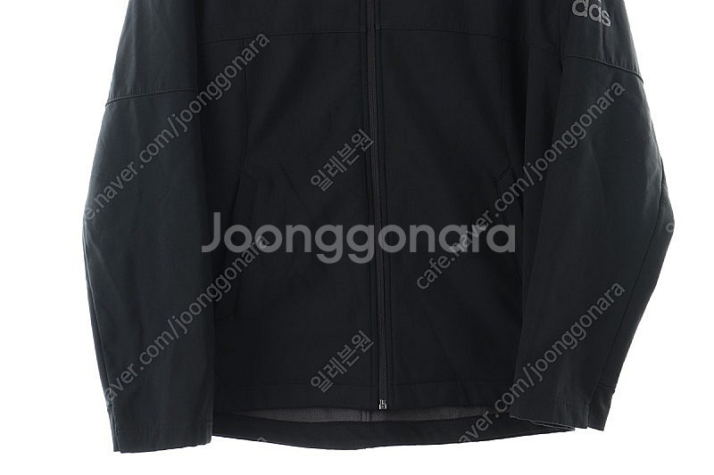 (XL) 아디다스 집업 바람막이 점퍼자켓 블랙 기모 올...--3