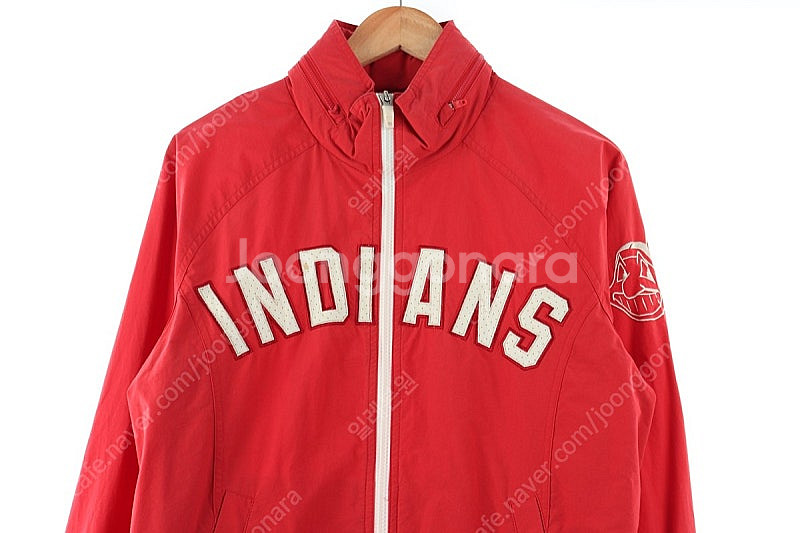 (M) MLB 엠엘비 집업 바람막이 점퍼자켓 레드 올드...--2
