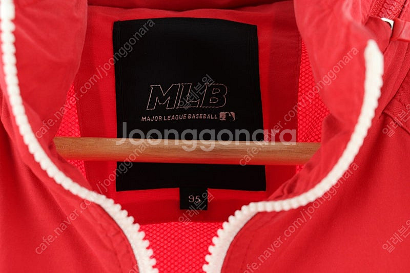 (M) MLB 엠엘비 집업 바람막이 점퍼자켓 레드 올드...--4