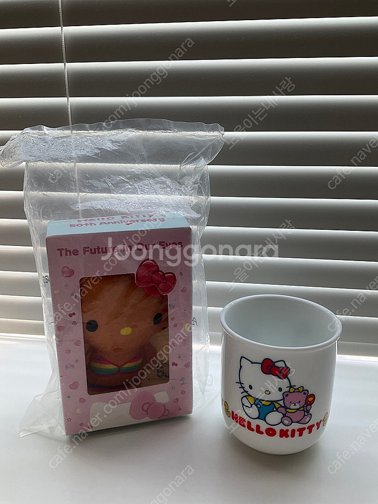 태닝키티와 고전키티컵 세트 일괄--0