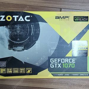 ZOTAC GTX 1070 8GB 그래픽 카드 팝니다.