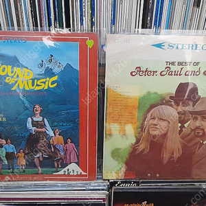 Sound Of Music,Peter Paul & Mary,Dean Martin,Ventures,조영남 외 초창기 컬러 엘피,커버 보기좋은 옛날 영화음악 엘피