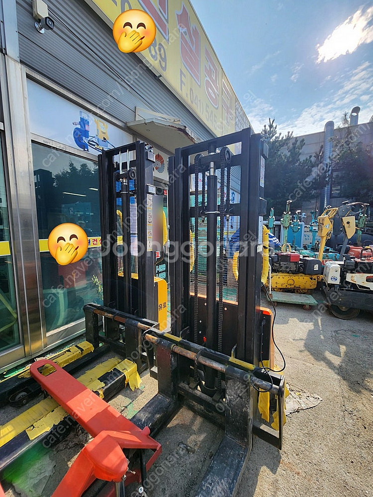 중고] 반자동 스태커 포크 리프트 SPN-1530 판매...--5