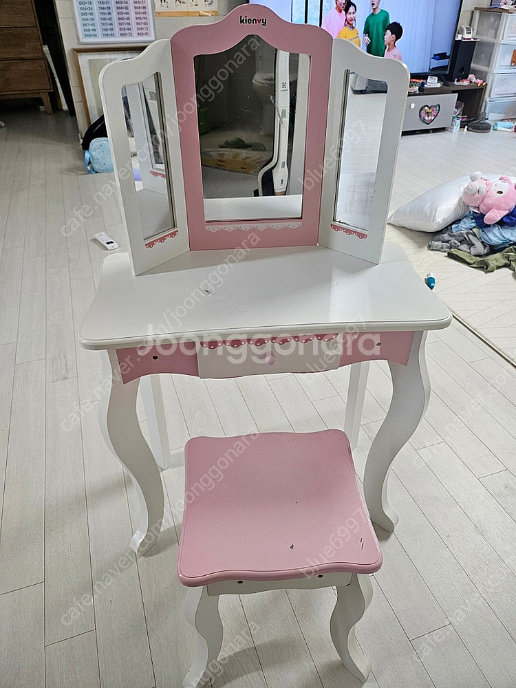 키앤비 원목 어린이 화장대 판매해요~--0