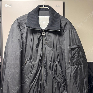 우영미 22fw 나일론 하이넥 패딩