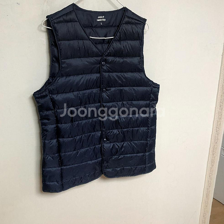 캠브릿지 남성 경량 패딩조끼 100L 깨끗--1