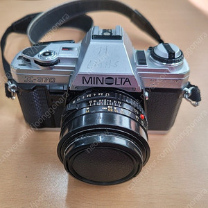 MINOLTA(미놀타) X370 필름카메라와 표준 50mm F1.7 단렌즈세트 판매합니다.