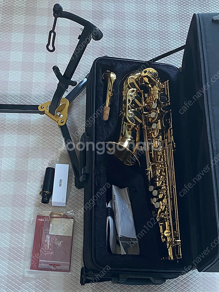 폴모리아 앨토 색소폰 PMSA-185(피스포함) 거의 ...--1
