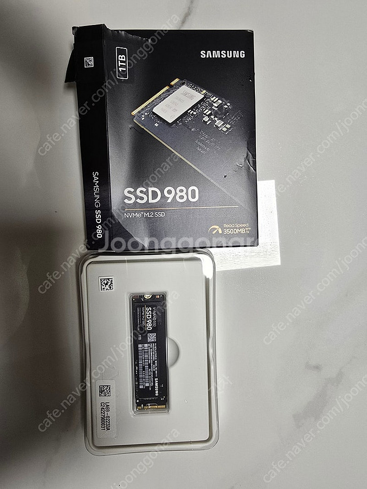 SSD 980 삼성 1TB 포장만뜯은 새제품--1
