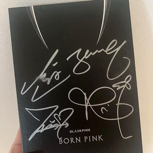 블랙핑크 born pink 친필싸인 판매