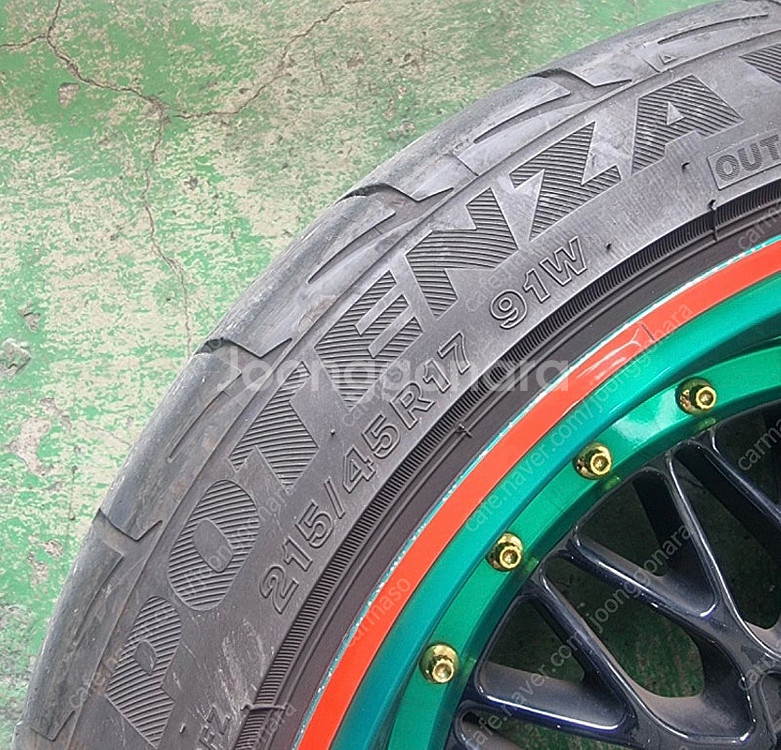 BBS RS 17인치 휠타이어 급매--5