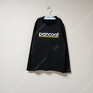 130~140사이즈 pancoat 검정색 라운드넥 셔츠