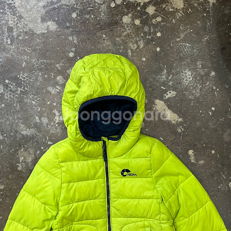 110) 네파 키즈 구스다운 패딩 점퍼 노스페이스 아이더 블랙야크--2