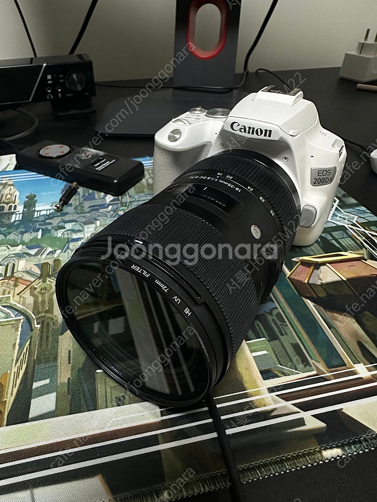 캐논 200D2 + 시그마 18-35 팝니다. 일괄 1...--0