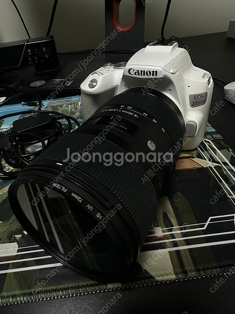 캐논 200D2 + 시그마 18-35 팝니다. 일괄 1...--1