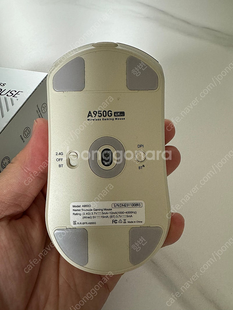 다얼유 A950G 4K 게이밍 마우스--1