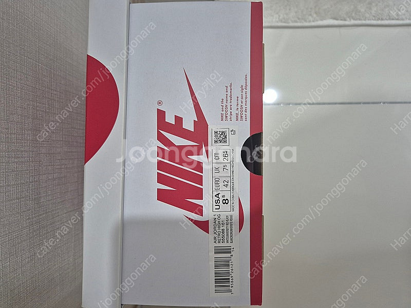조던1 레트로 하이og 265 나코텝 새제품--1