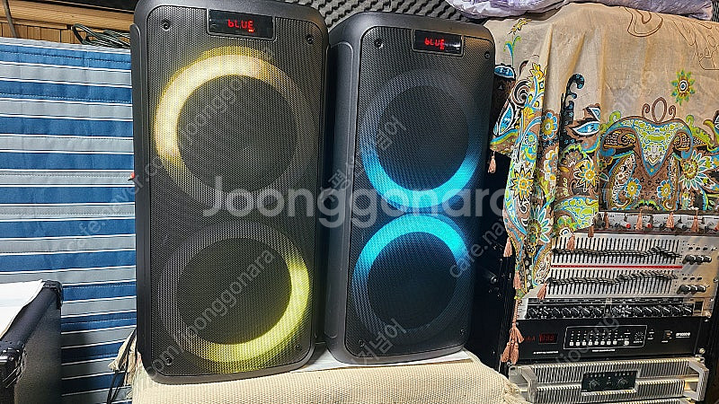 카날스 bs8700 충전식앰프+jbl as3무선마이크--5