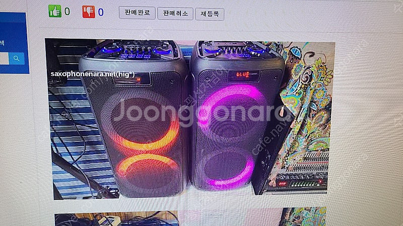 카날스 bs8700 충전식앰프+jbl as3무선마이크--6