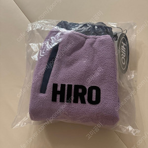 히로 레이싱 플리스조거팬츠 110 보라색