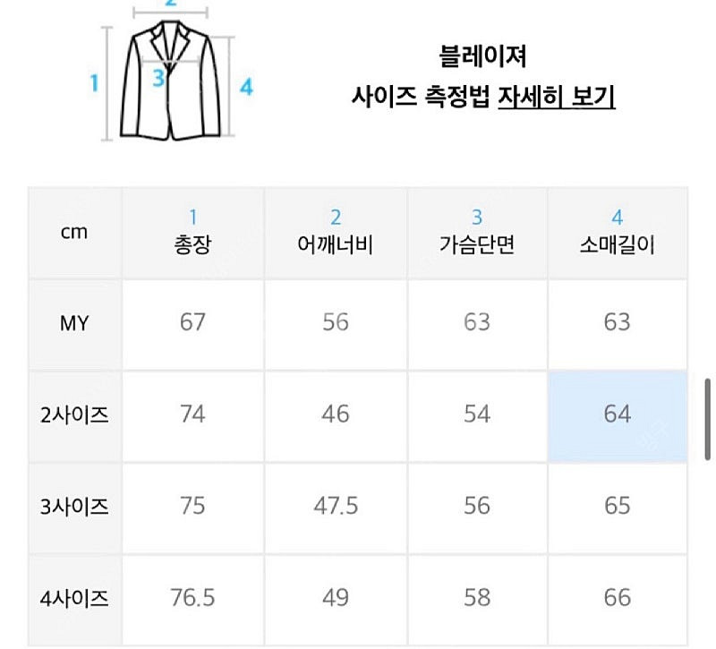 mmgl 체크 블레이저 4size--2