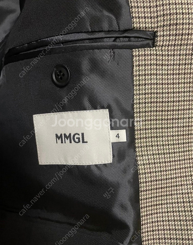 mmgl 체크 블레이저 4size--3