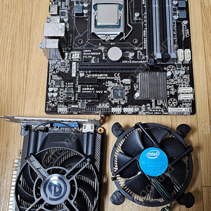 기가바이트 B85M+i5 4590 세트 팝니다 (그래픽부품 GTX650 서비스)