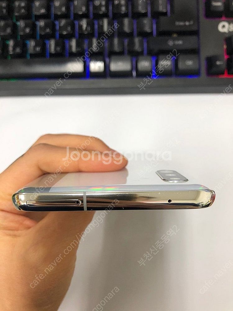 028555 KT 갤럭시A90 5G 화이트 외관 SS급...--4
