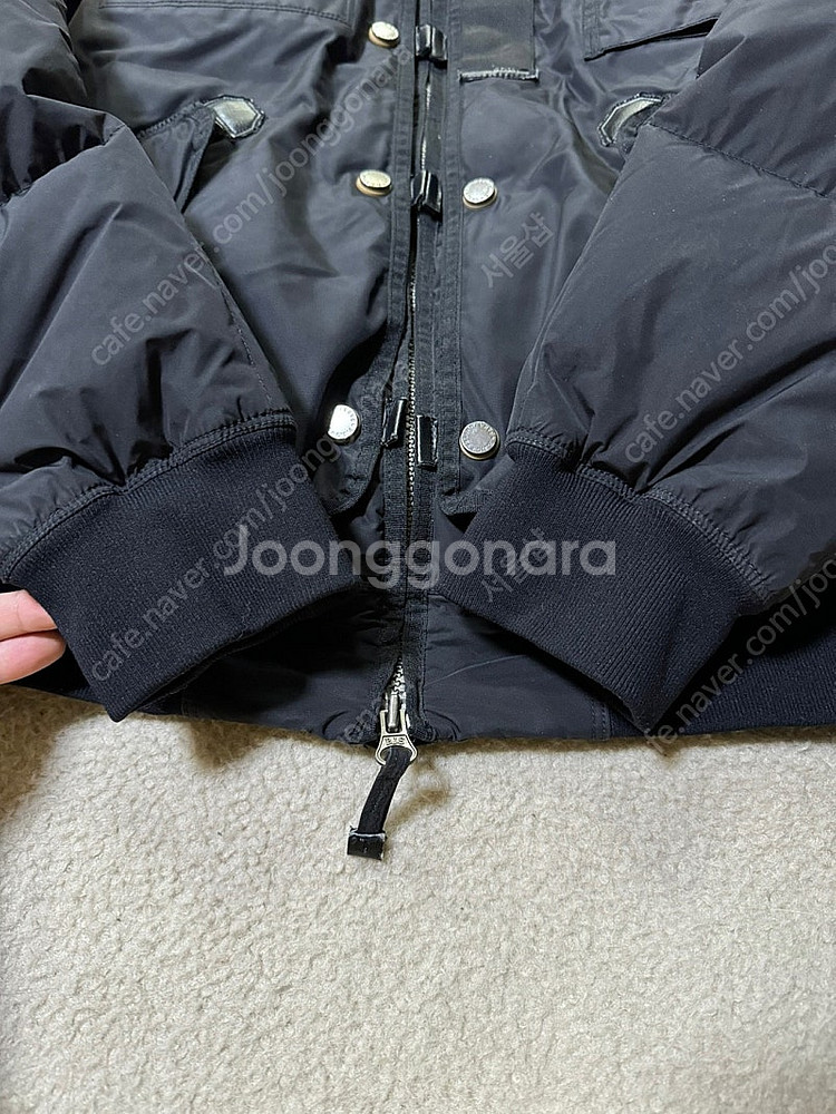 파라점퍼스 코요테 퍼 헬리콥터 숏패딩 봄버 자켓 M 판...--1