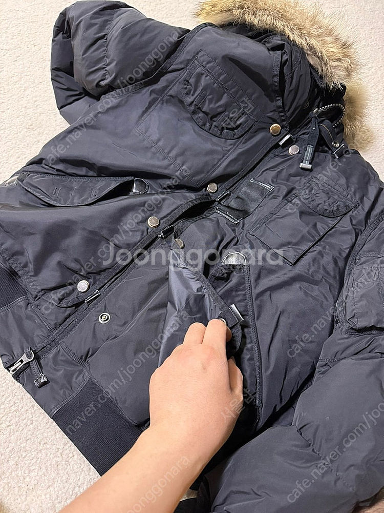 파라점퍼스 코요테 퍼 헬리콥터 숏패딩 봄버 자켓 M 판...--5