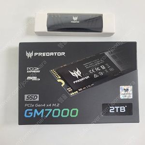 에이서 프레데터 SSD 2TB + 히트싱크 미개봉 판매합니다