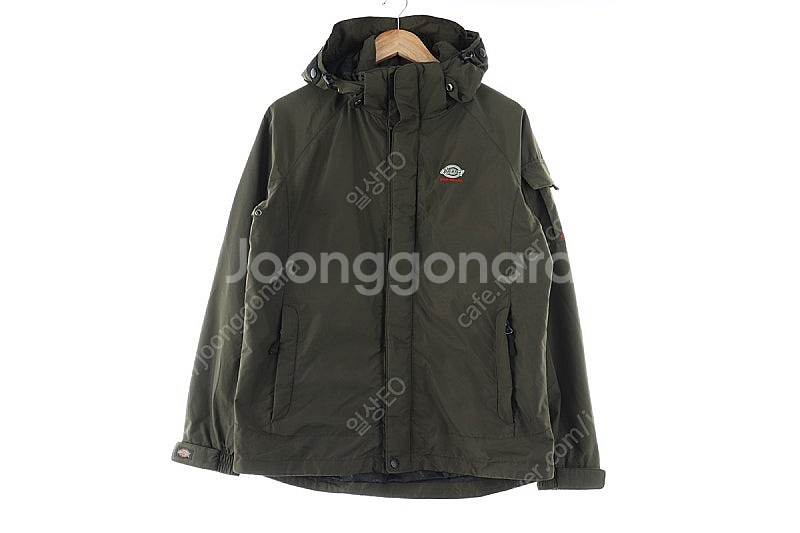 W(S) 디키즈 집업 바람막이 점퍼자켓 카키 폴리 올드...--1