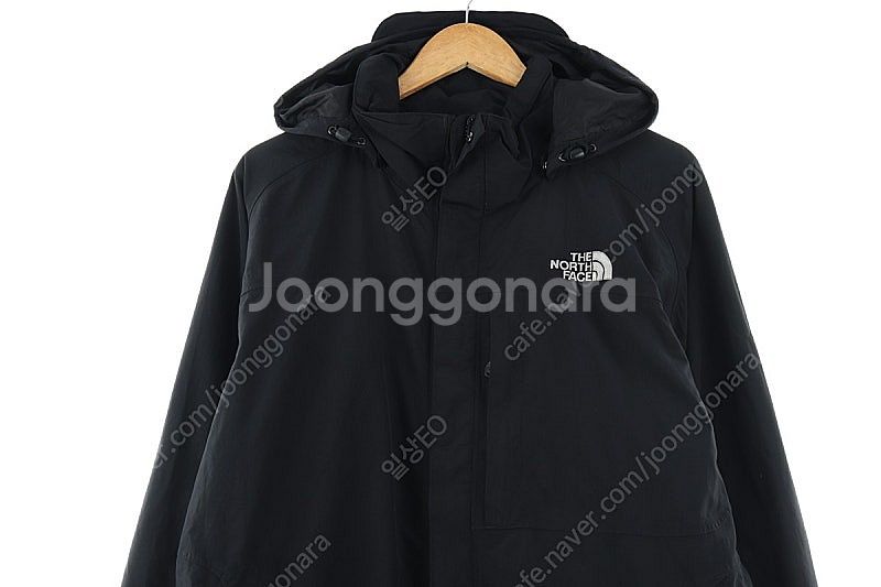 (L) 노스페이스 집업 바람막이 점퍼자켓 블랙 나일론 ...--2