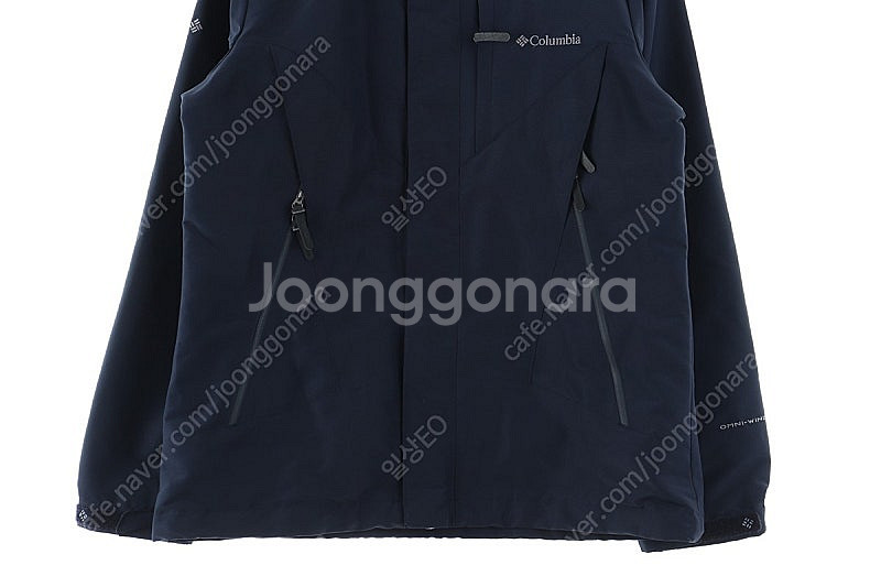 (M) 컬럼비아 집업 바람막이 점퍼자켓 네이비 등산 올...--3
