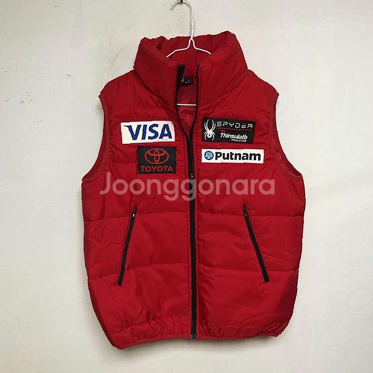 스파이더 남성 패딩조끼 100L 상태좋음--0