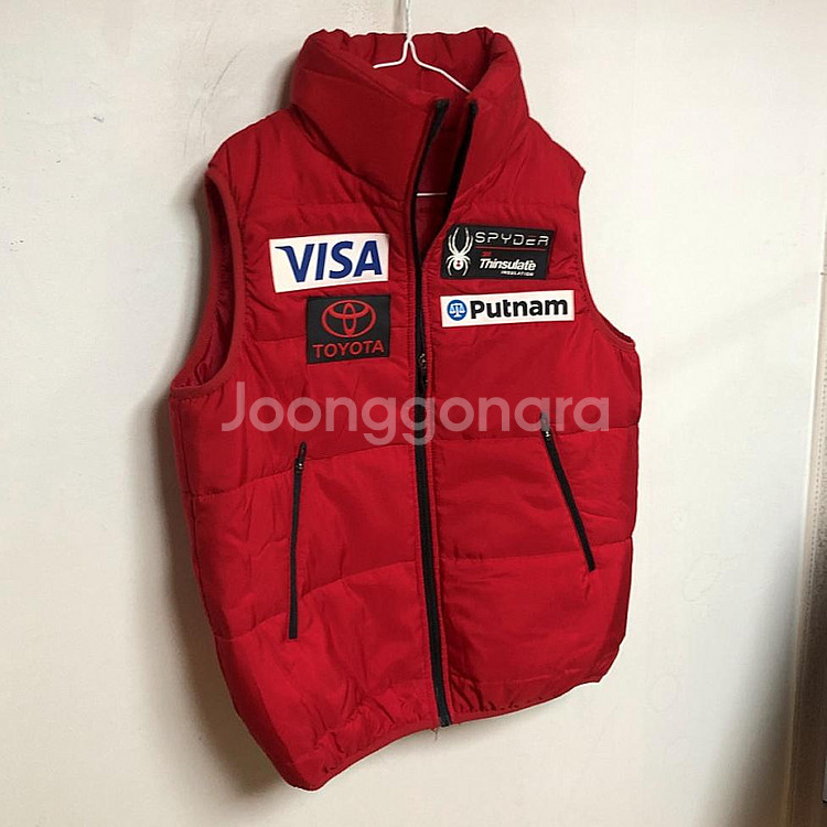 스파이더 남성 패딩조끼 100L 상태좋음--1