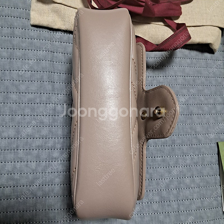 구찌마틀라세 슈퍼미니(핑크베이지)--1