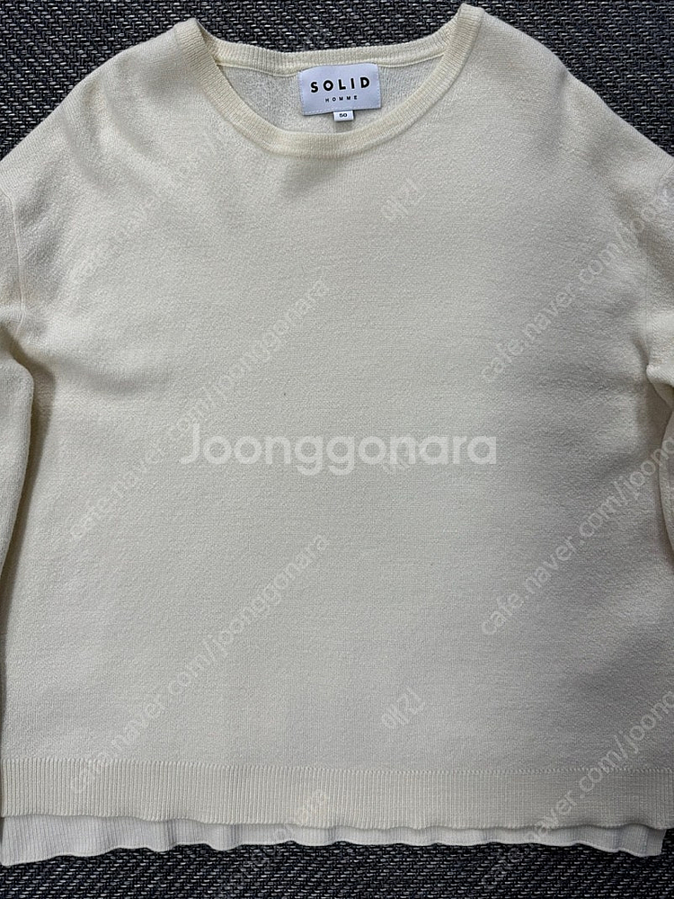 솔리드옴므 울 니트 50사이즈 105--2