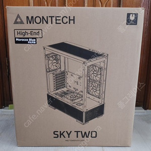 [대구] MONTECH SKY TWO 블루 컴퓨터 케이스 팔아요.