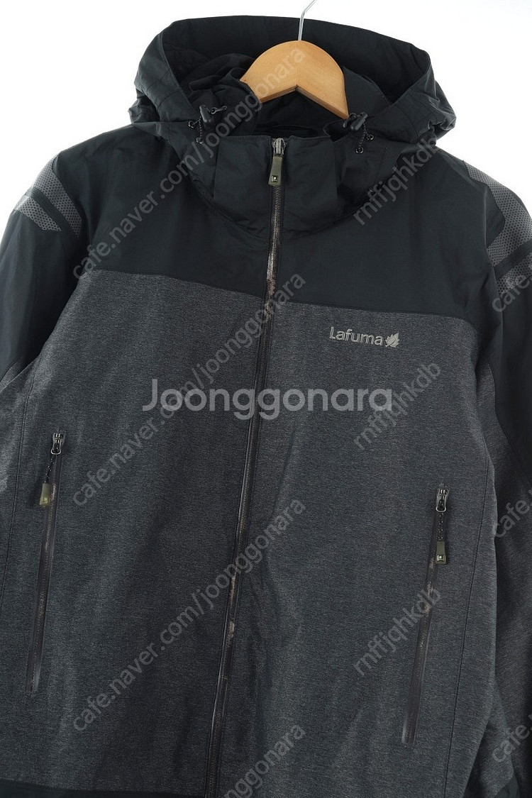 (M) 라퓨마 집업 바람막이 점퍼자켓 차콜 나일론 올드...--0