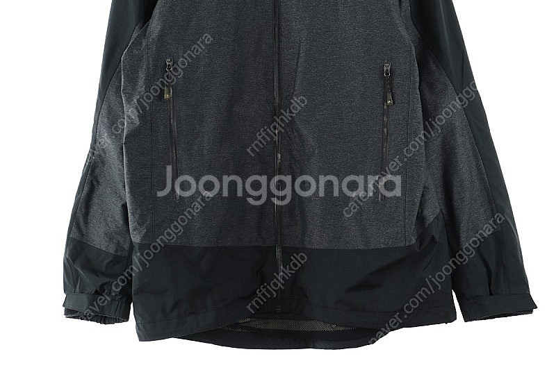 (M) 라퓨마 집업 바람막이 점퍼자켓 차콜 나일론 올드...--3