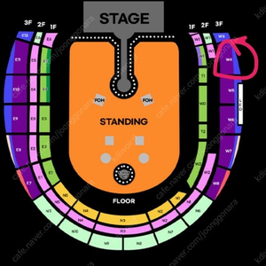콜드플레이 (금) 지정석A 3층 W4구역 15열 2연석 최저가
