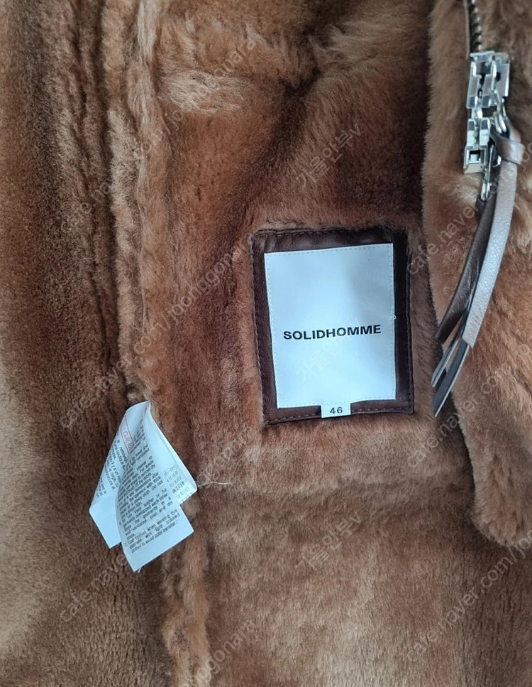 한섬 팸셀 솔리드옴므 무스탕 남자 95~100사이즈--3