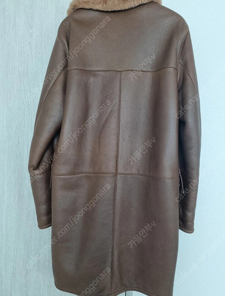 한섬 팸셀 솔리드옴므 무스탕 남자 95~100사이즈--5