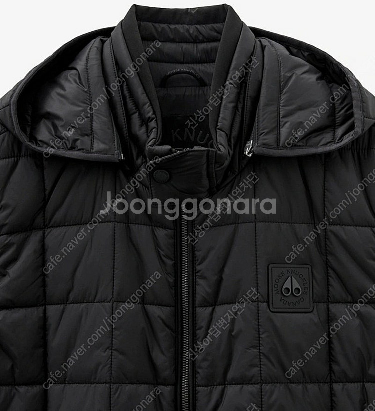 무스너클 베스트 퍼퍼 다운 재킷 블랙 M 택포--2