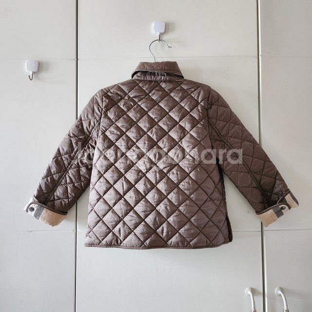 새상품급. 100호 (3y) 버버리칠드런 퀼팅 누빔 자...--4