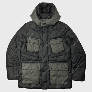 [중고] Barbour Albury 바버인터네셔널 후드 패딩 점퍼 M