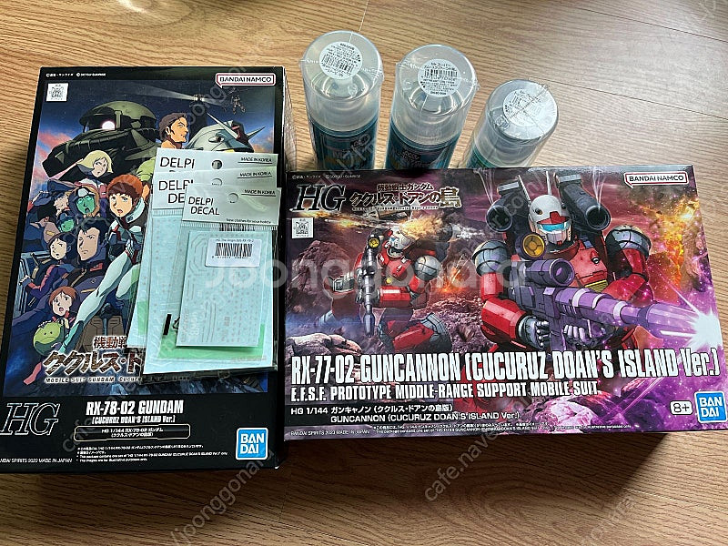 HG 쿠쿠루스 도안 퍼건+건캐논+델피+슈클탑코트 일괄판매--3