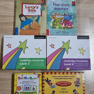 Cambridge storybooks(1~4)+sight word readers+high-frequency readers